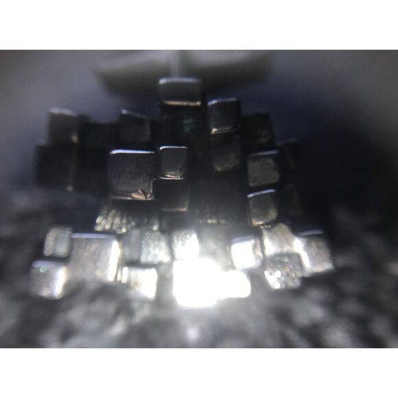 Vtg 1970's Guy Vidal Signed Cuff Links Brutalist Modernist Cubist Abstract - Picture 8 of 9